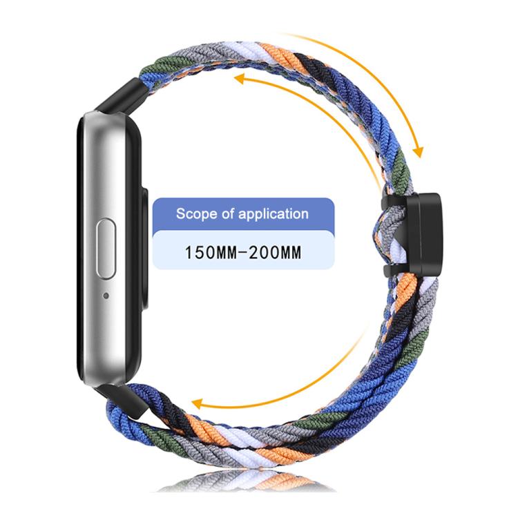 For Samsung Galaxy Fit 3 xDfind Magnetic Buckle Nylon Braided Watch Band