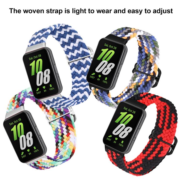 For Samsung Galaxy Fit 3 xDfind Magnetic Buckle Nylon Braided Watch Band