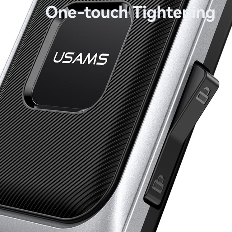 USAMS ZJ082 360-degree Universal Ball Motocycle Cycling Phone Holder - Black