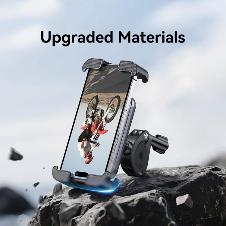 USAMS ZJ082 360-degree Universal Ball Motocycle Cycling Phone Holder - Black