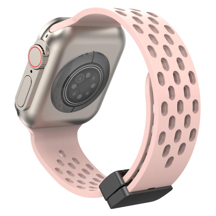 For Apple Watch 38 / 40 / 41 / S10 42mm xDfind Magnetic Clasp Silicone Watch Band