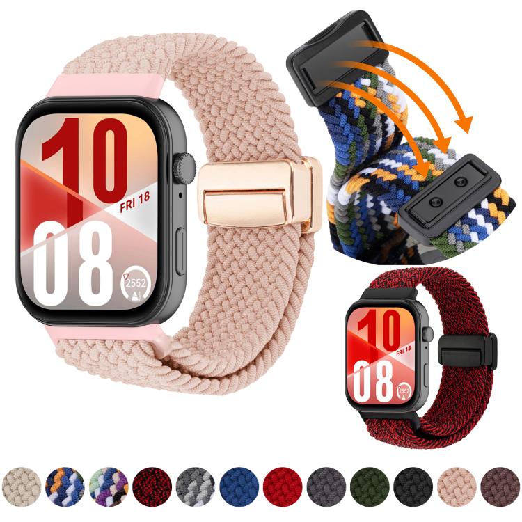 For Huawei Watch Fit 5 / Fit 5 Pro / Fit 4 xDfind Magnetic Buckle Loop Woven Watch Band