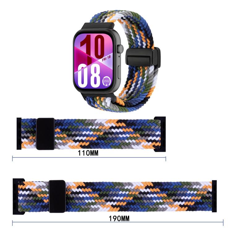 For Huawei Watch Fit 5 / Fit 5 Pro / Fit 4 xDfind Magnetic Buckle Loop Woven Watch Band