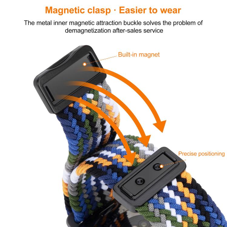 For Huawei Watch Fit 5 / Fit 5 Pro / Fit 4 xDfind Magnetic Buckle Loop Woven Watch Band