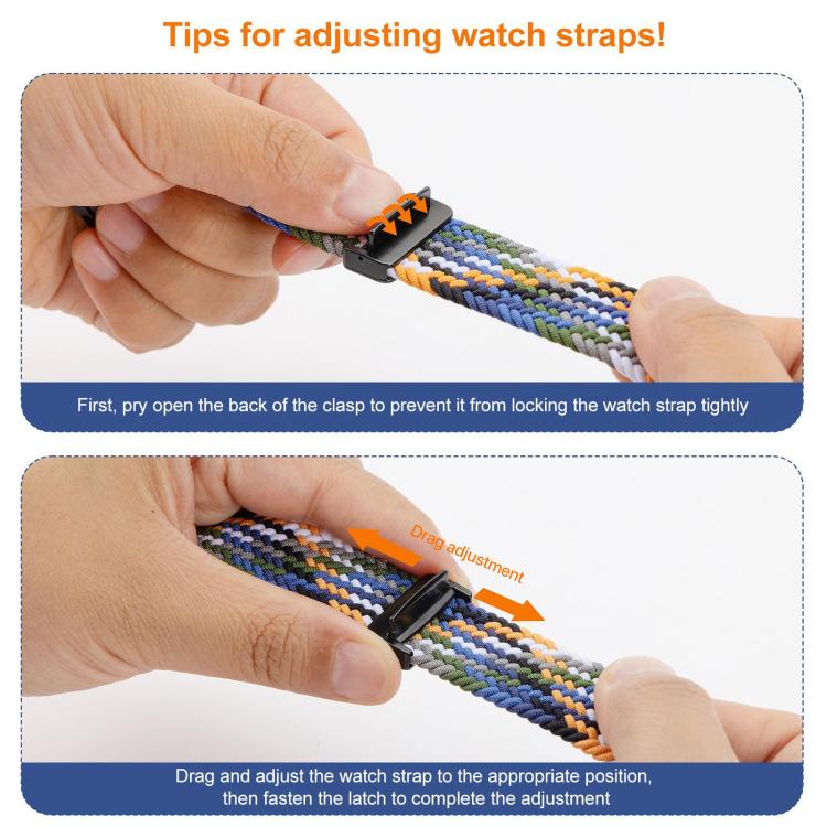 For Huawei Watch Fit 5 / Fit 5 Pro / Fit 4 xDfind Magnetic Buckle Loop Woven Watch Band