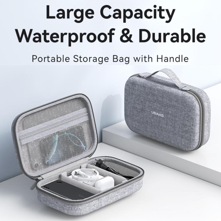 USAMS Jane05 10.6 inch Large Capacity Storage Bag - Grey
