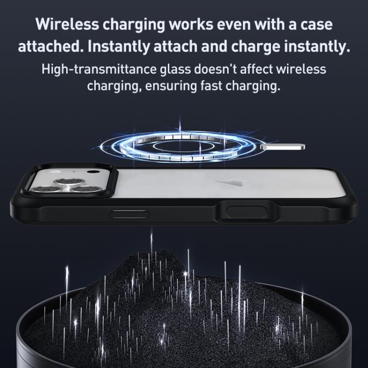 For iPhone 17 Pro Double-sided Plastic Glass Phone Protective Case