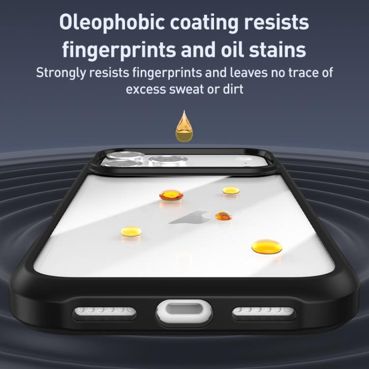 For iPhone 17 Pro Double-sided Plastic Glass Phone Protective Case