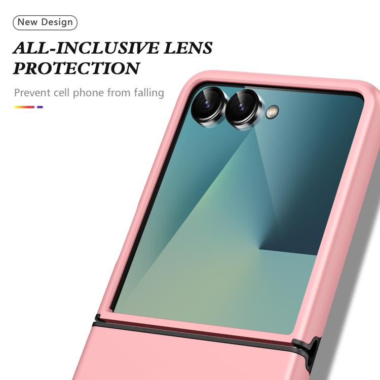For Samsung Galaxy Z Flip7 5G PC + TPU Magnetic Phone Case with Invisible Ring Holder