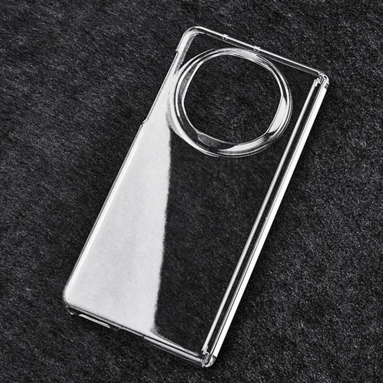 For Huawei Mate X6 Transparent PC Dual Axis Shockproof Phone Case
