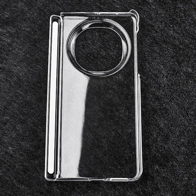 For Huawei Mate X6 Transparent PC Dual Axis Shockproof Phone Case
