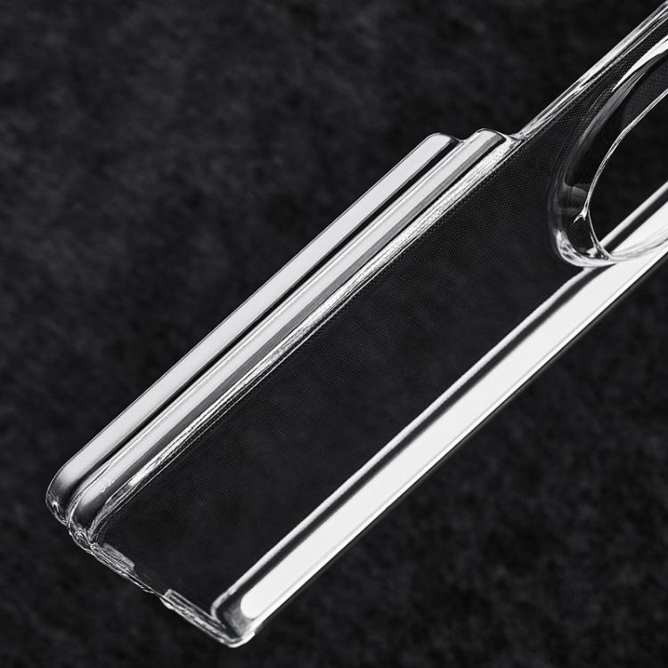For Huawei Mate X6 Transparent PC Dual Axis Shockproof Phone Case
