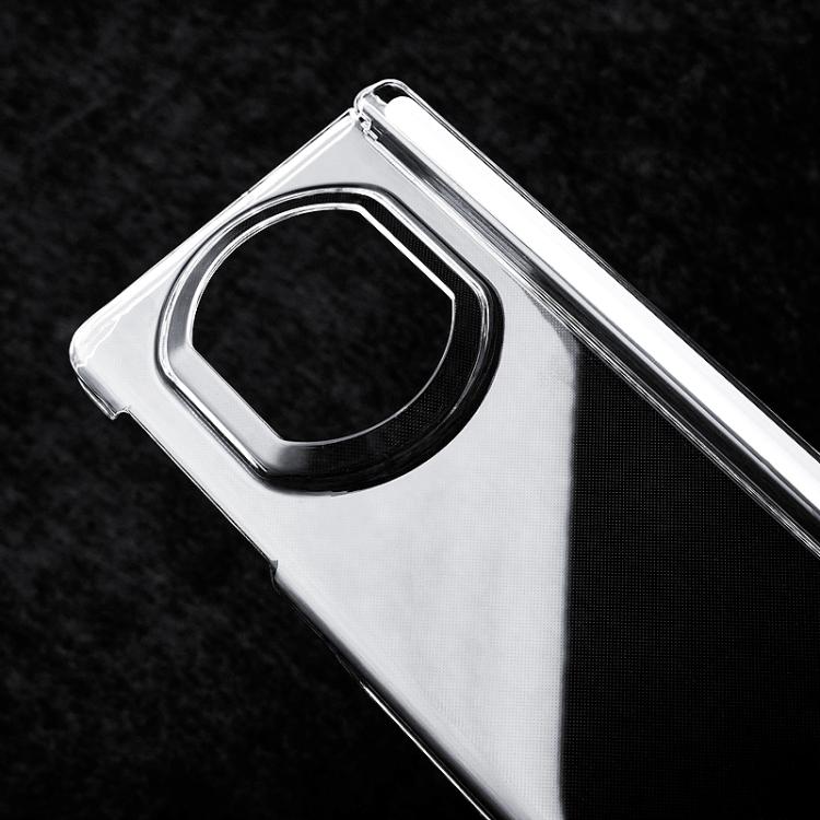 For Huawei Mate X7 Transparent PC Dual Axis Shockproof Phone Case