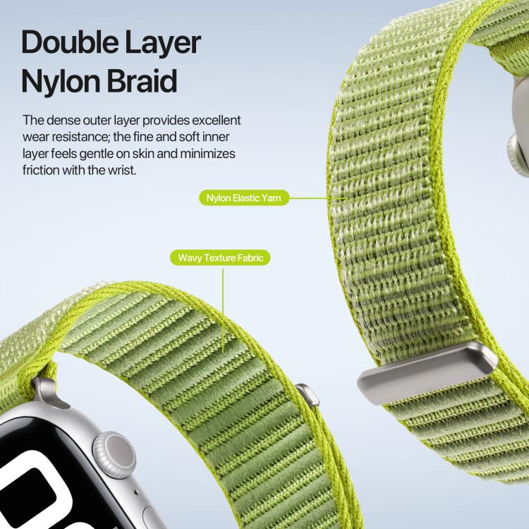 For Apple Watch 46mm / 49mm / 45mm / 44mm DUX DUCIS YE Series Nylon Woven Watch Strap