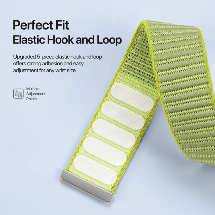 For Apple Watch 46mm / 49mm / 45mm / 44mm DUX DUCIS YE Series Nylon Woven Watch Strap