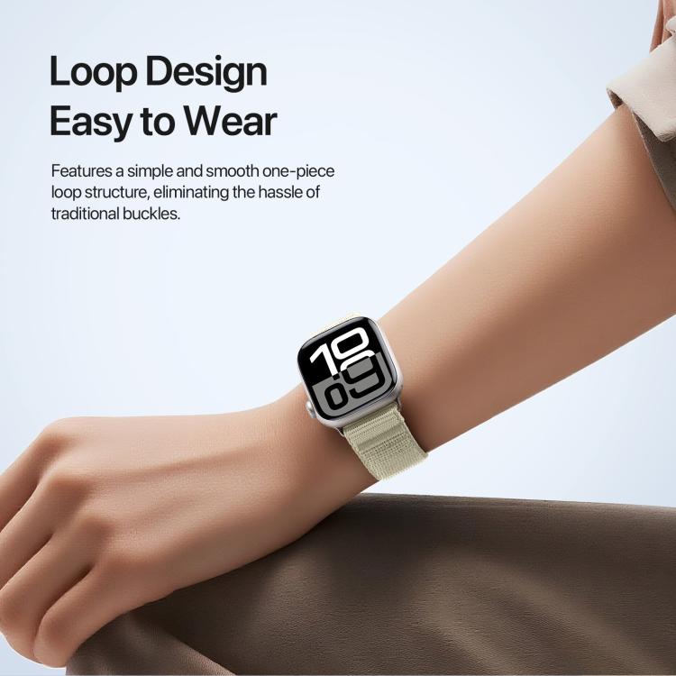For Apple Watch 46mm / 49mm / 45mm / 44mm DUX DUCIS YE Series Nylon Woven Watch Strap