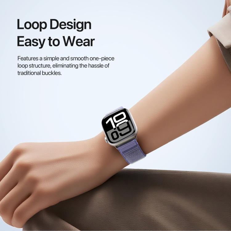 For Apple Watch 46mm / 49mm / 45mm / 44mm DUX DUCIS YE Series Nylon Woven Watch Strap