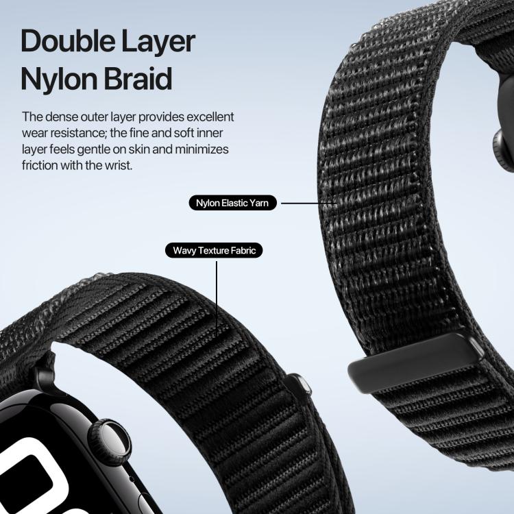 For Apple Watch 42mm / 41mm / 40mm / 38mm DUX DUCIS YE Series Nylon Woven Watch Strap