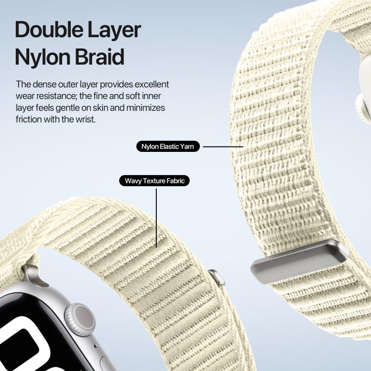 For Apple Watch 42mm / 41mm / 40mm / 38mm DUX DUCIS YE Series Nylon Woven Watch Strap