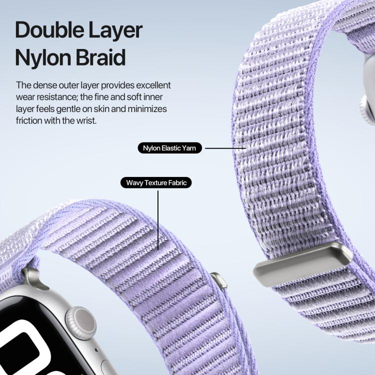 For Apple Watch 42mm / 41mm / 40mm / 38mm DUX DUCIS YE Series Nylon Woven Watch Strap