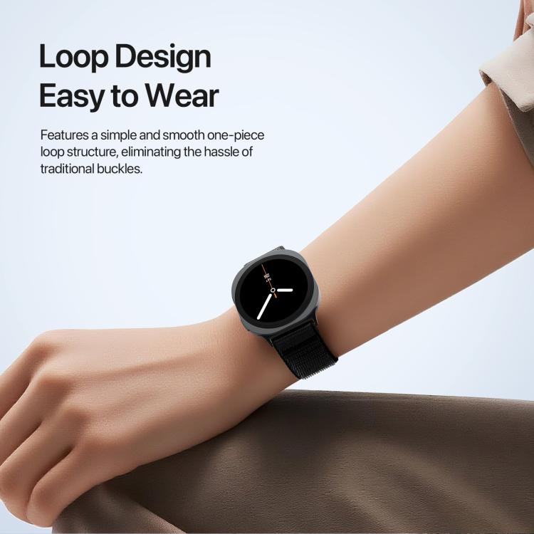 For Samsung Galaxy Watch8 / Watch8 Classic DUX DUCIS YE Series Nylon Woven Watch Strap