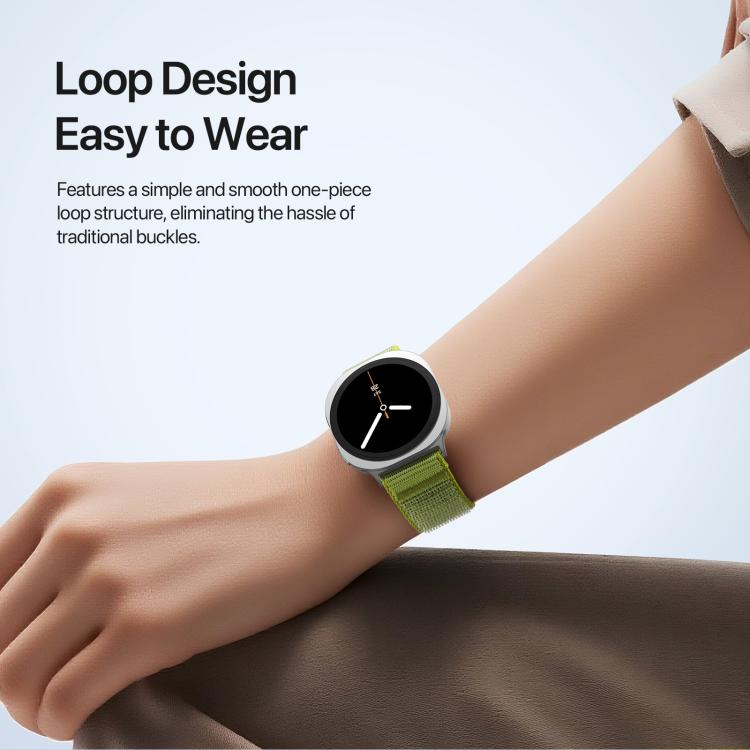 For Samsung Galaxy Watch8 / Watch8 Classic DUX DUCIS YE Series Nylon Woven Watch Strap