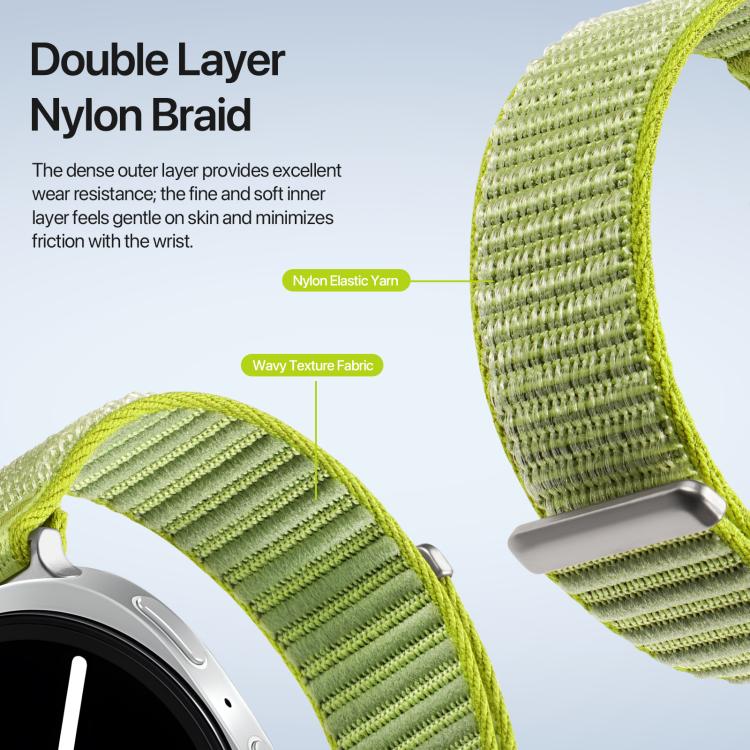 For Samsung Galaxy Watch8 / Watch8 Classic DUX DUCIS YE Series Nylon Woven Watch Strap