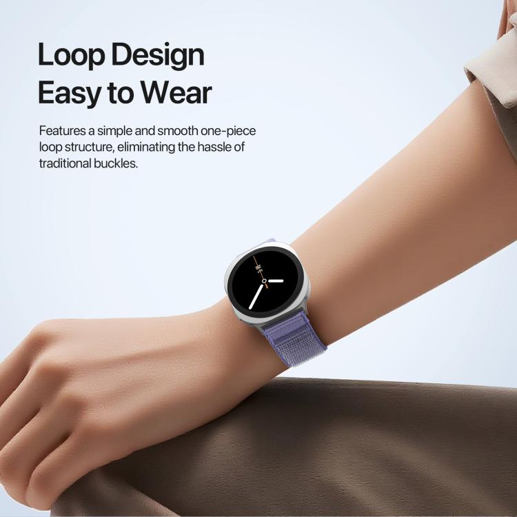 For Samsung Galaxy Watch8 / Watch8 Classic DUX DUCIS YE Series Nylon Woven Watch Strap