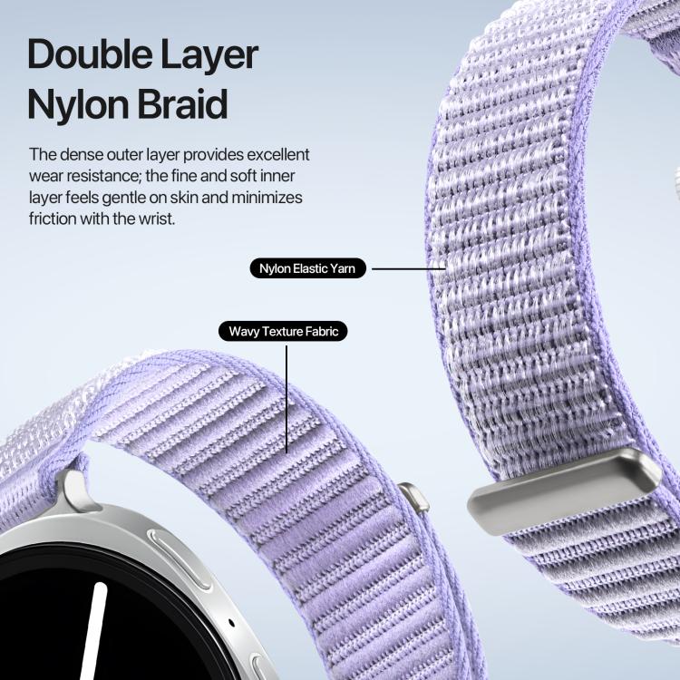 For Samsung Galaxy Watch8 / Watch8 Classic DUX DUCIS YE Series Nylon Woven Watch Strap