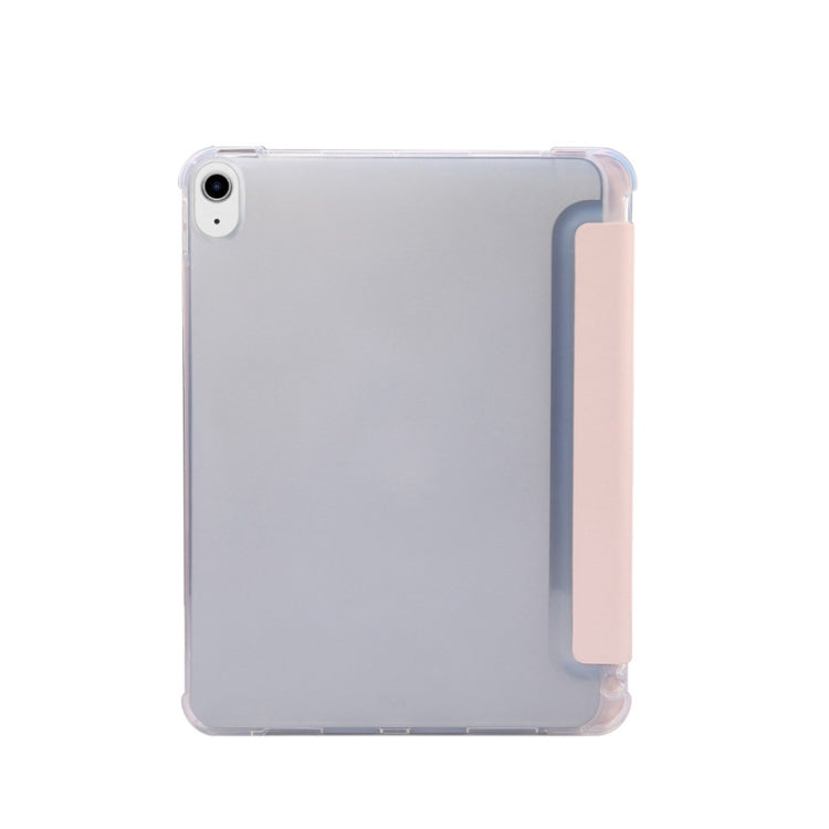 For iPad Air 2022 / 2020 10.9 3-folding Electric Pressed Skin Texture Smart Leather Tablet Case