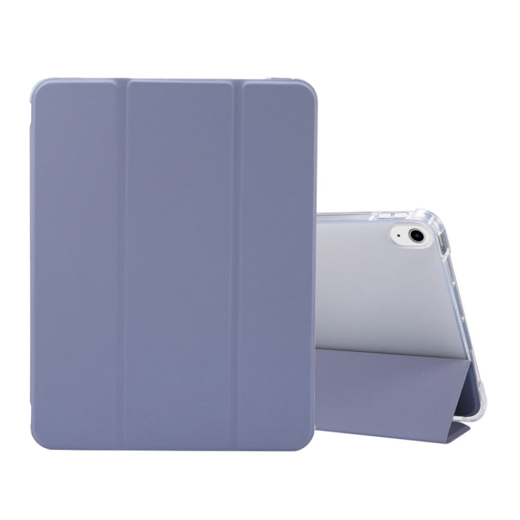 For iPad Air 2022 / 2020 10.9 3-folding Electric Pressed Skin Texture Smart Leather Tablet Case
