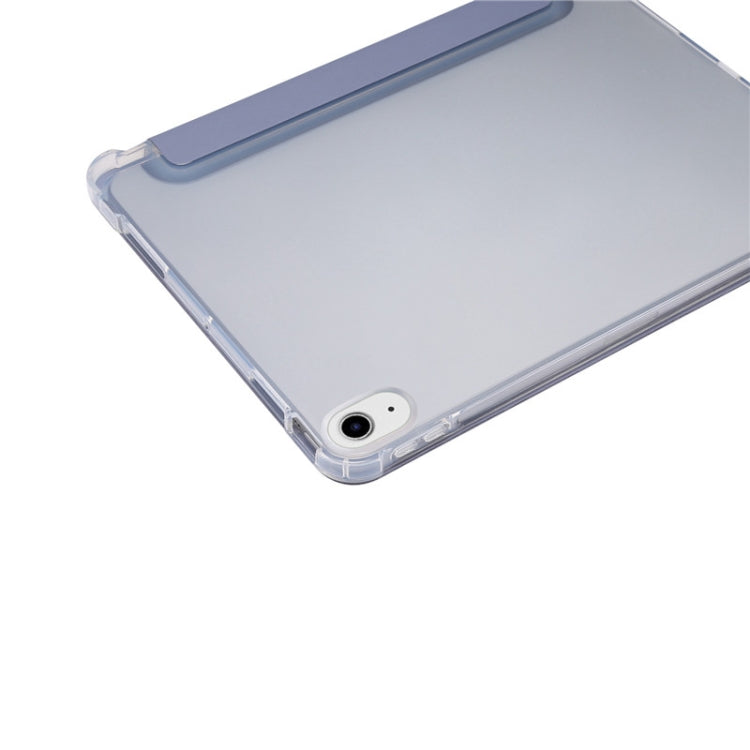 For iPad Air 2022 / 2020 10.9 3-folding Electric Pressed Skin Texture Smart Leather Tablet Case
