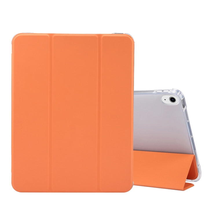 For iPad Air 2022 / 2020 10.9 3-folding Electric Pressed Skin Texture Smart Leather Tablet Case