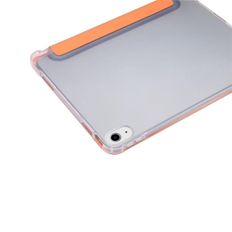 For iPad Air 2022 / 2020 10.9 3-folding Electric Pressed Skin Texture Smart Leather Tablet Case