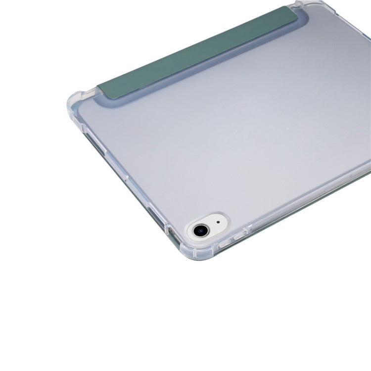 For iPad Air 2022 / 2020 10.9 3-folding Electric Pressed Skin Texture Smart Leather Tablet Case