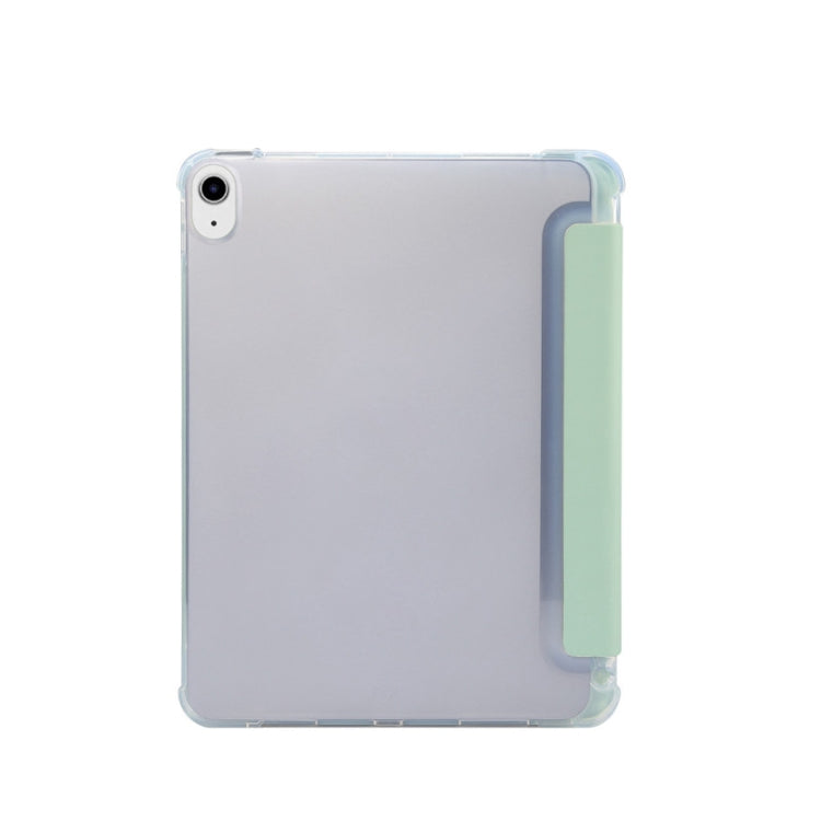 For iPad Air 2022 / 2020 10.9 3-folding Electric Pressed Skin Texture Smart Leather Tablet Case