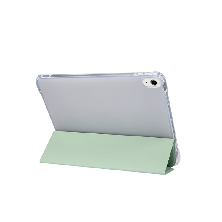 For iPad Air 2022 / 2020 10.9 3-folding Electric Pressed Skin Texture Smart Leather Tablet Case