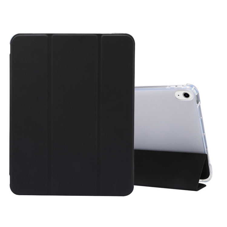 For iPad Air 2022 / 2020 10.9 3-folding Electric Pressed Skin Texture Smart Leather Tablet Case