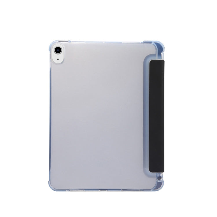 For iPad Air 2022 / 2020 10.9 3-folding Electric Pressed Skin Texture Smart Leather Tablet Case