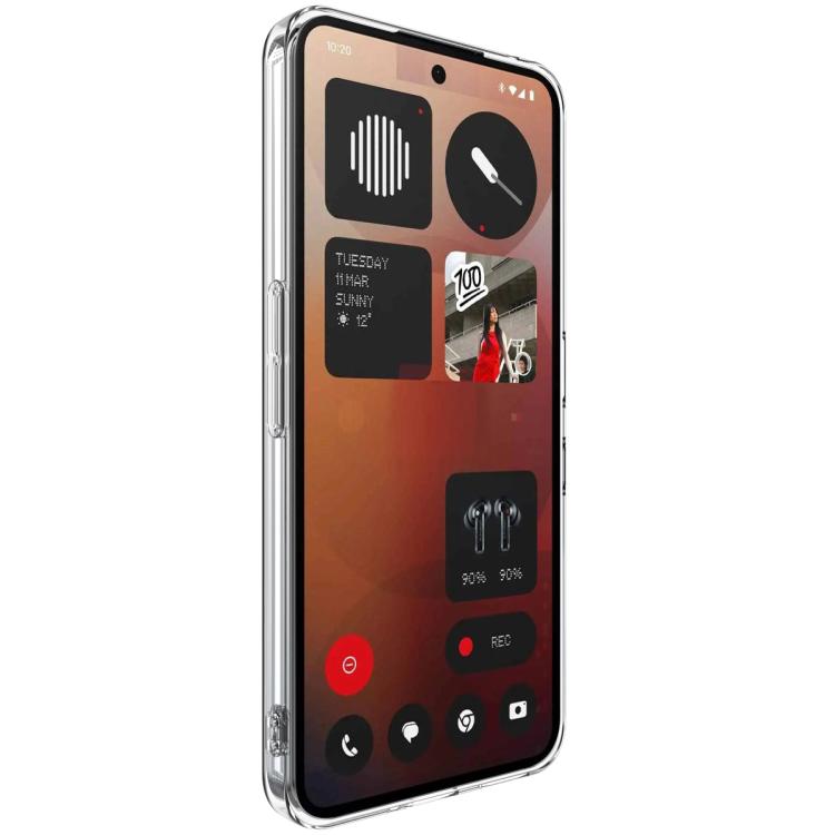 For Nothing Phone 3a imak UX-5 Series Super Slim Transparent Shockproof TPU Protective Case - Transparent