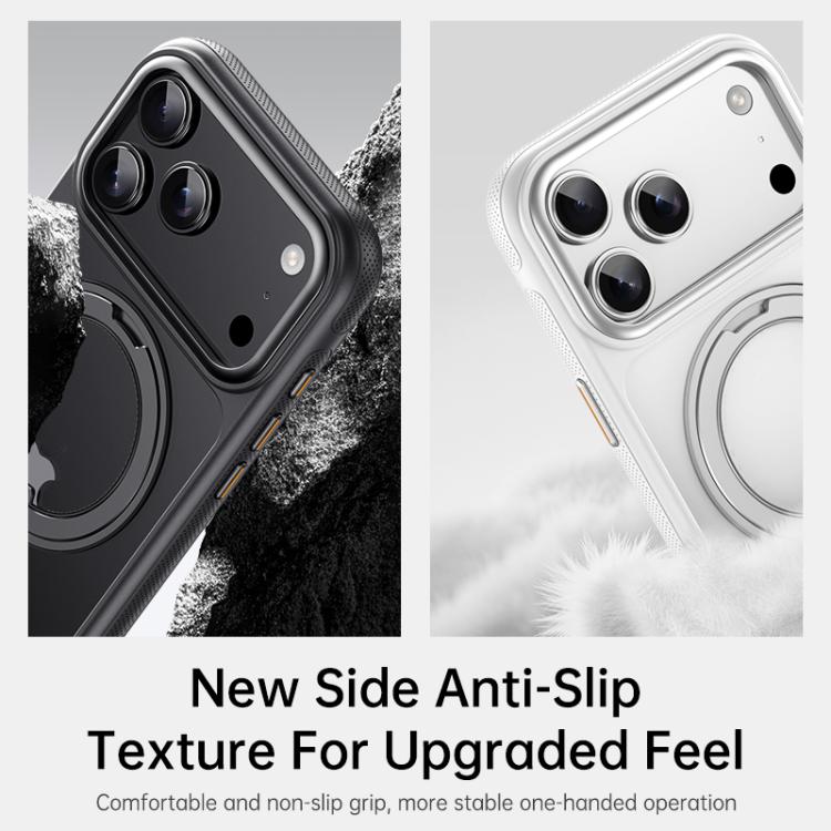 For iPhone 17 Pro Gear 360 Rotation MagSafe Holder Phone Case