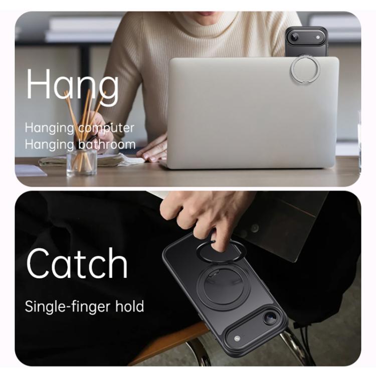 For iPhone Air Gear 360 Rotation MagSafe Holder Phone Case