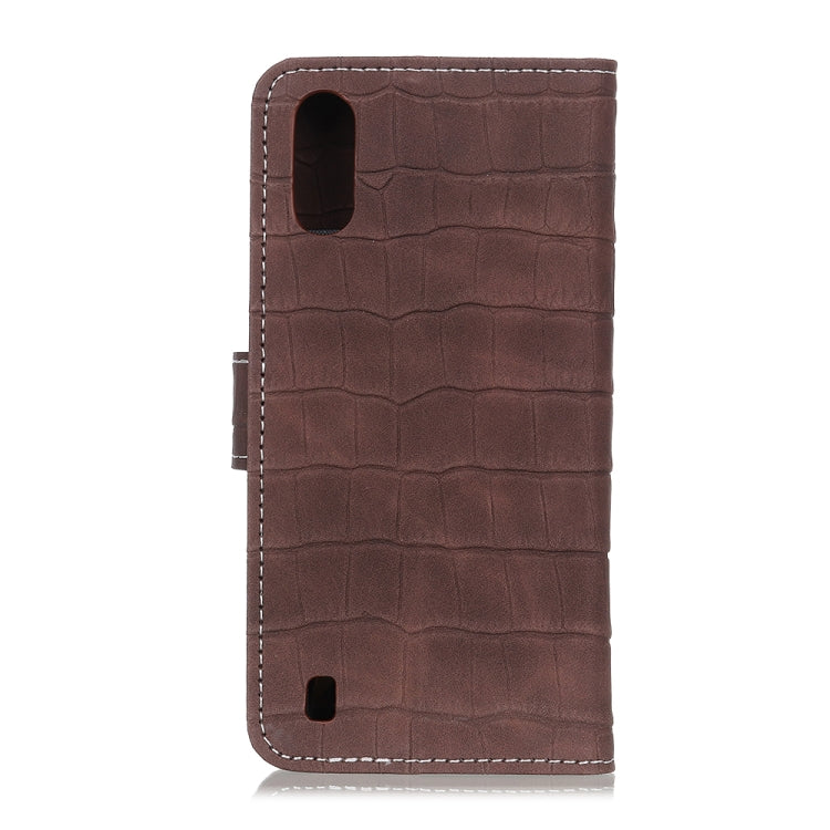 For Wiko Y81 Crocodile Texture Horizontal Flip Leather Case with Holder & Wallet & Card Slots & Photo Frame