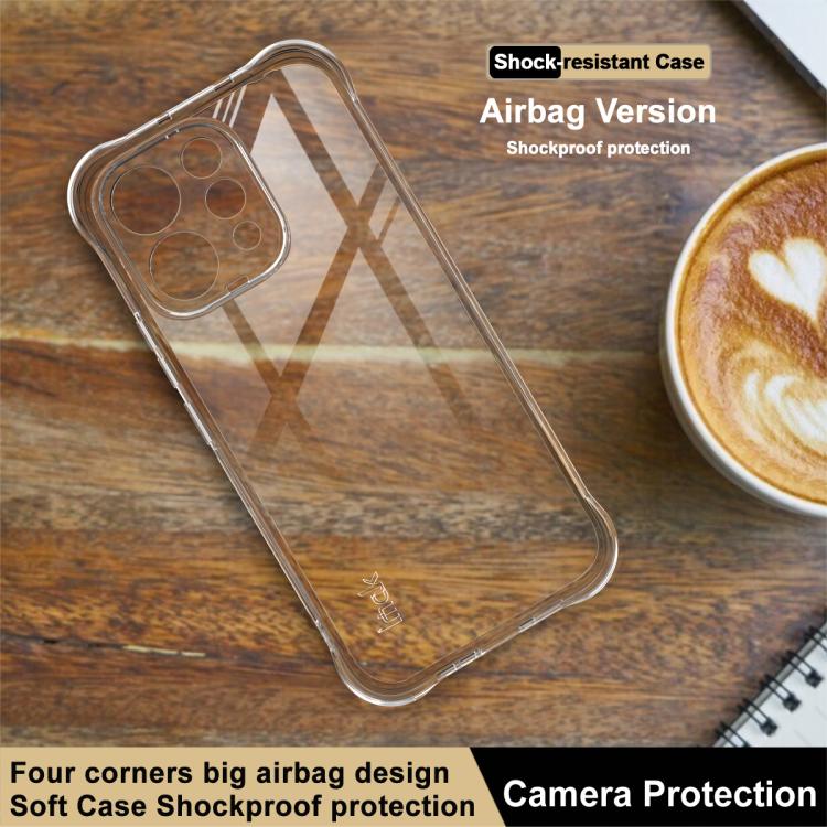 For vivo S50 5G imak Shockproof Airbag TPU Phone Case - Transparent