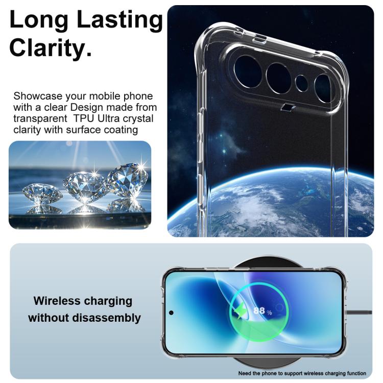 For vivo S50 Pro mini 5G imak Shockproof Airbag TPU Phone Case - Transparent