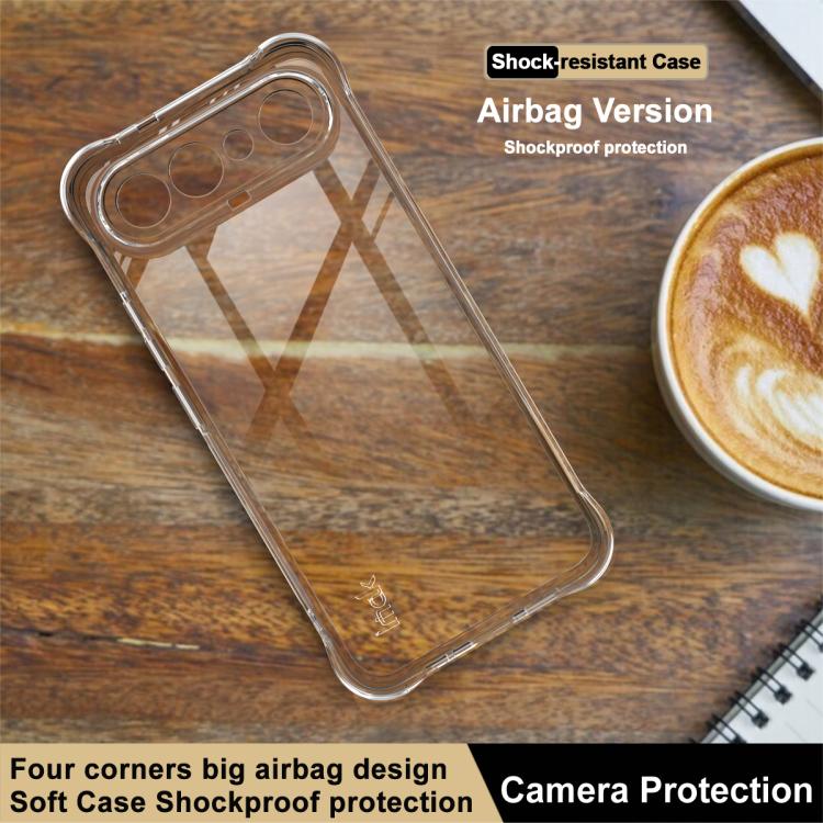 For vivo S50 Pro mini 5G imak Shockproof Airbag TPU Phone Case - Transparent