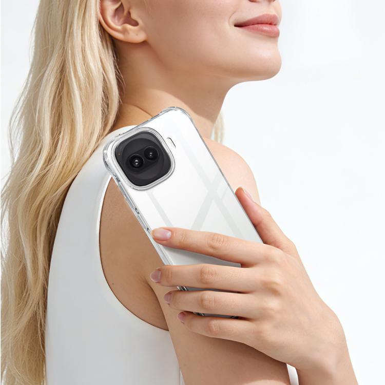 For vivo iQOO Z11 Turbo 5G imak Shockproof Airbag TPU Phone Case - Transparent