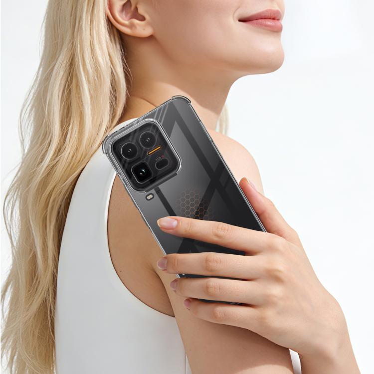 For vivo iQOO 15 Ultra 5G imak Shockproof Airbag TPU Phone Case - Transparent