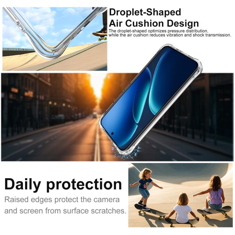 For vivo iQOO Z11 5G imak Shockproof Airbag TPU Phone Case - Transparent