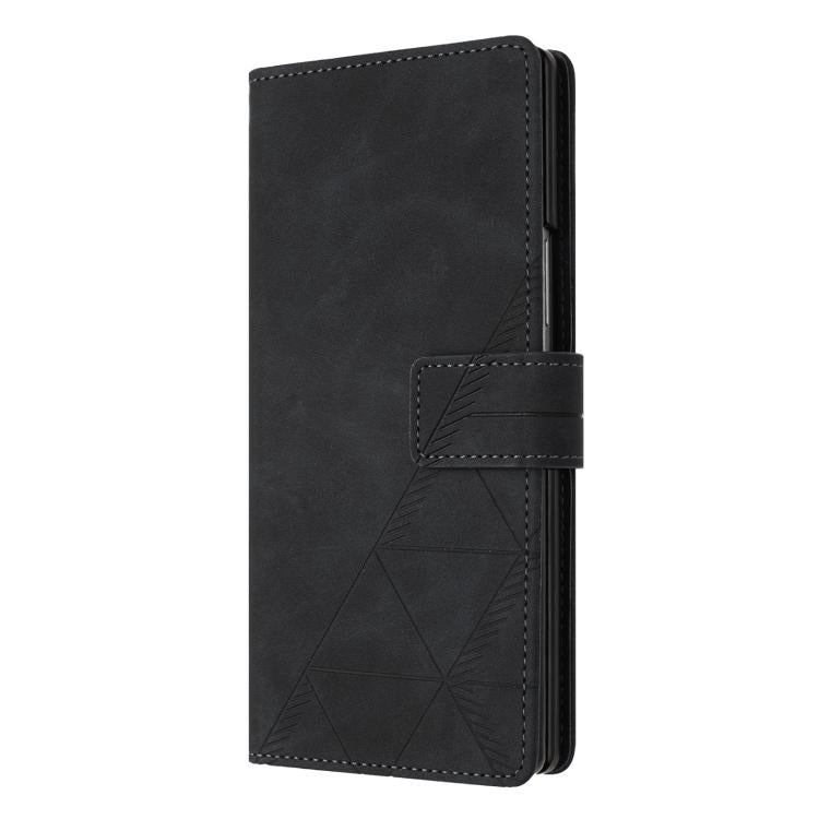 For Samsung Galaxy Z Fold7 5G 3D Embossed Flip Leather Phone Case